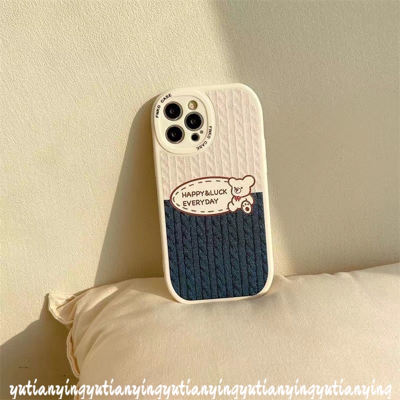 Soft Case TPU Motif Kartun Beruang NFC Untuk Xiaomi Redmi 10A 9T 9A 9 9 9C 10C 10 Redmi Note 10 9 11 11s 9s 8 10s 9Pro 11Pro 10Pro Max Mi POCO M3 X3