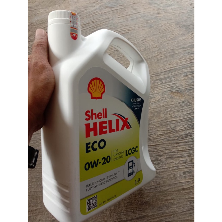 Oli Shell Helix ECO 0W-20 LCGC Original 3.5 Liter