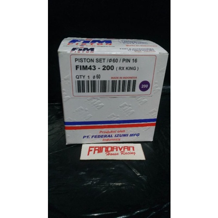 Piston Kit Fim Rx King os 100 150 200 250 300 350