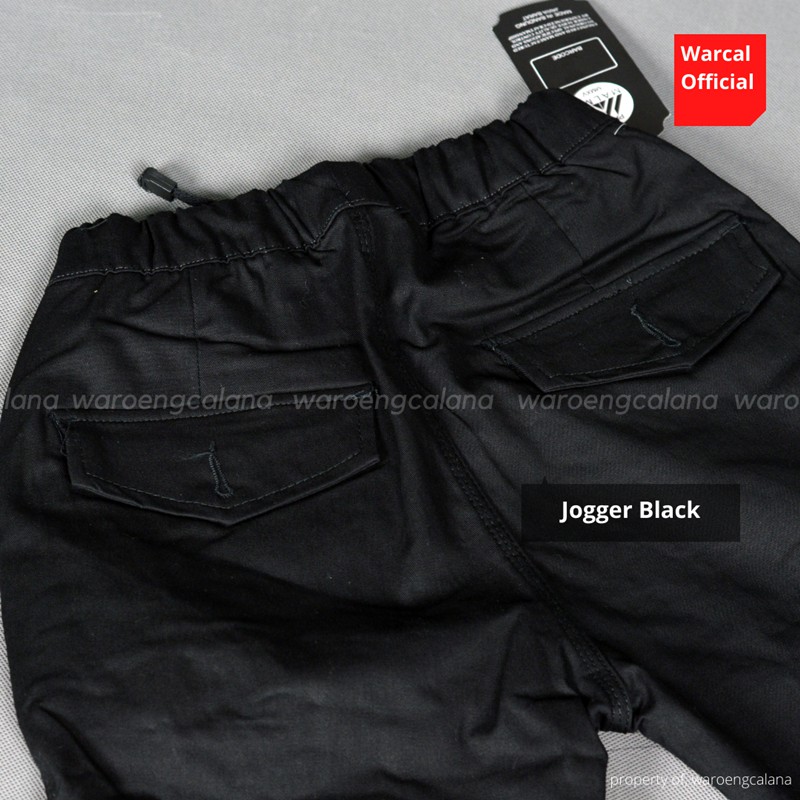 Jogger Pants Black Celana Panjang Pria