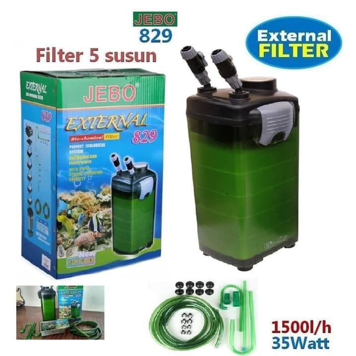 JEBO 829 External Canister Filter Aquarium