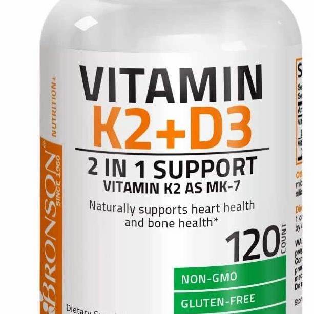 Bronson vitamin d3 5000 iu k2 isi 120 | Vitamin &amp; Multivitamin