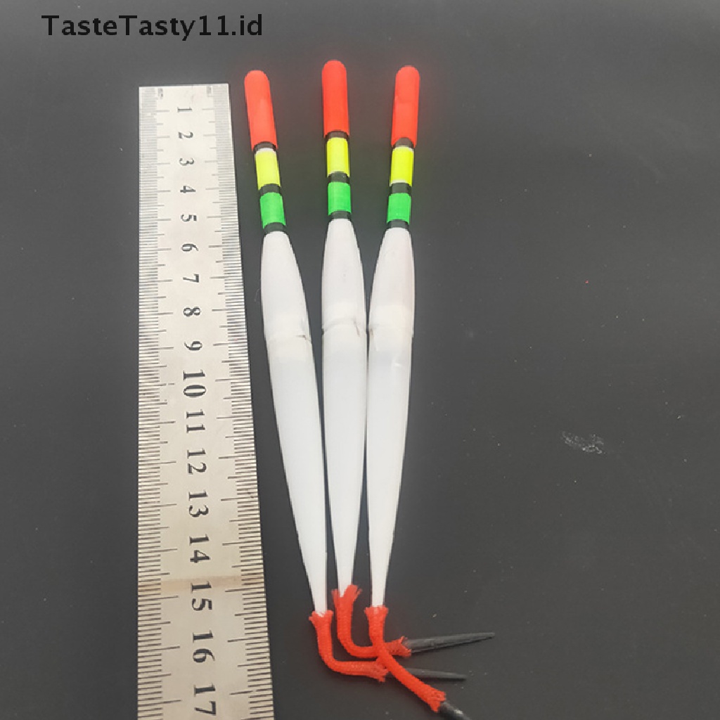 Tastetasty 2pcs Pelampung Pancing Elektrik Dengan Lampu LED