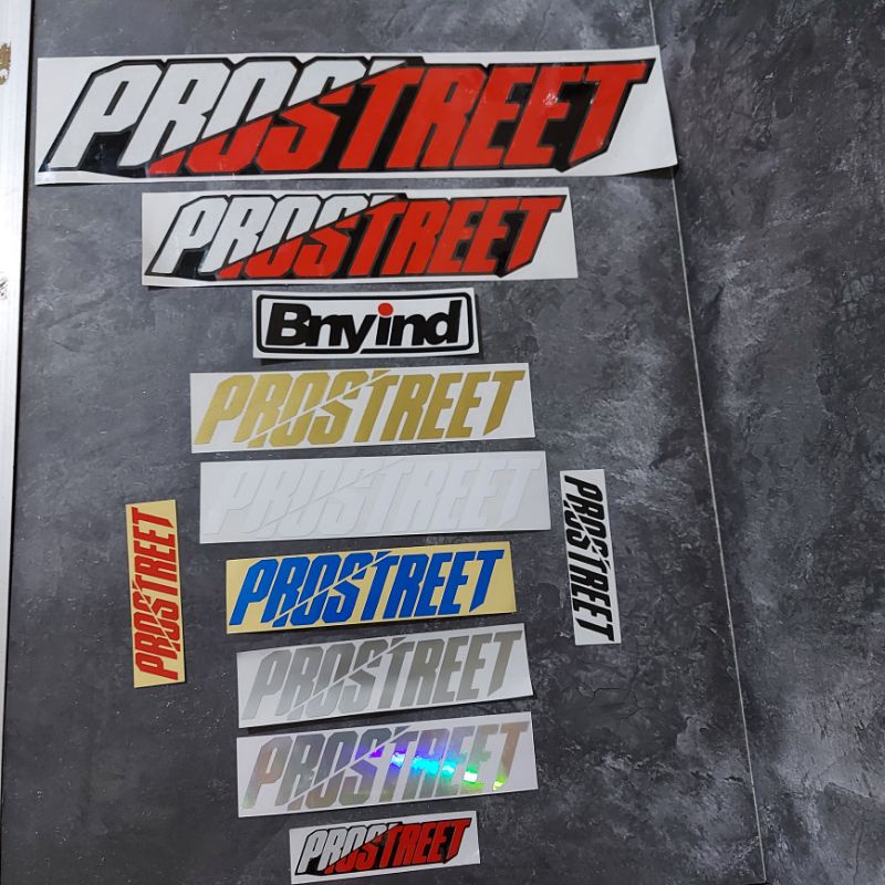 STICKER PROSTREET CUTTING