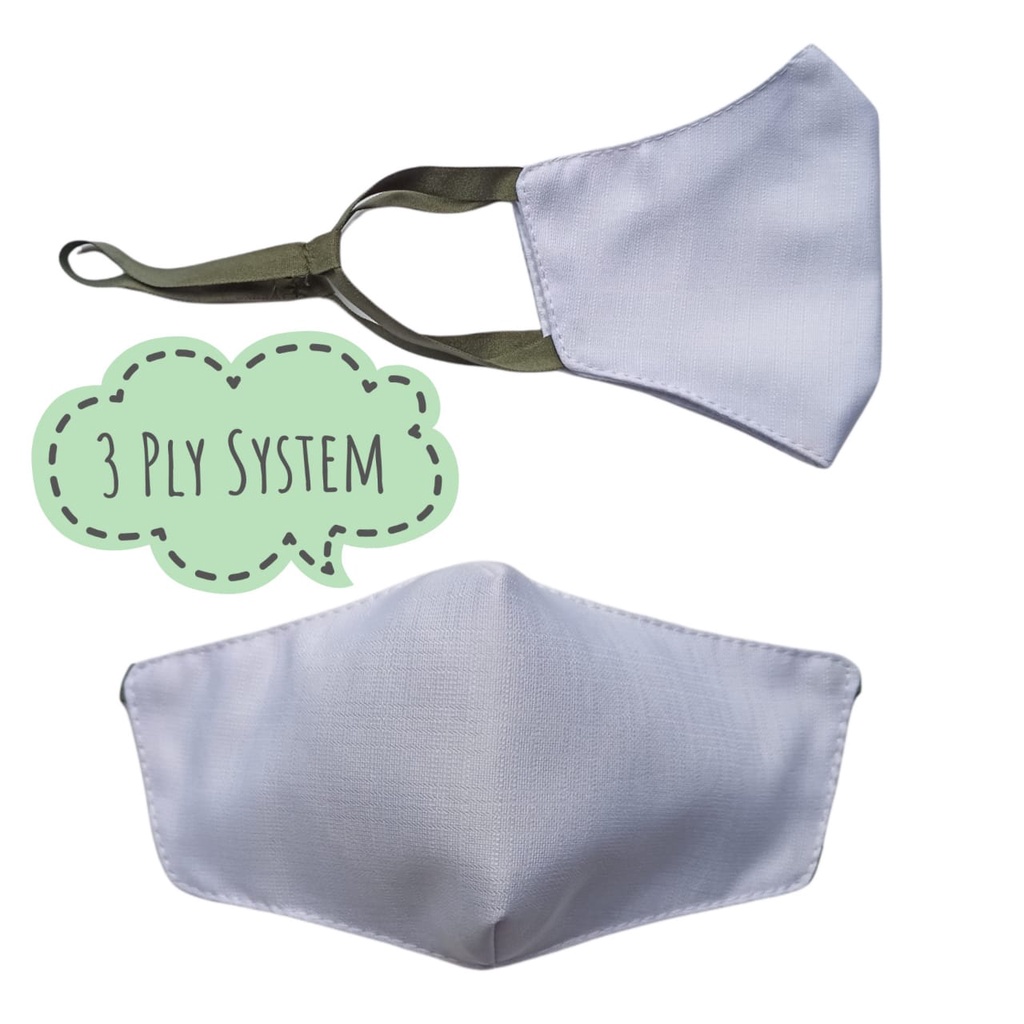 MASKER ANAK KARAKTER POLOS MODEL DUCKBILL KAIN WAJAH PEREMPUAN LAKI LAKI COWOK BAHAN POLOS HIJAB KER