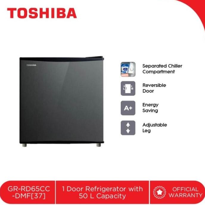 Toshiba 1 Pintu - Mini Kulkas Gr-Rd65Cc Dmf37 Km76878
