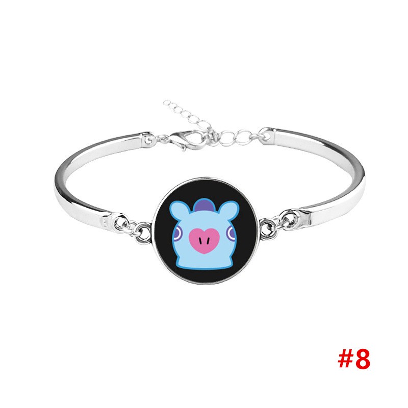 [Bayar Di Tempat]Gelang Bangle Bangle Kpop BTS Bangle Boys Warna Silver