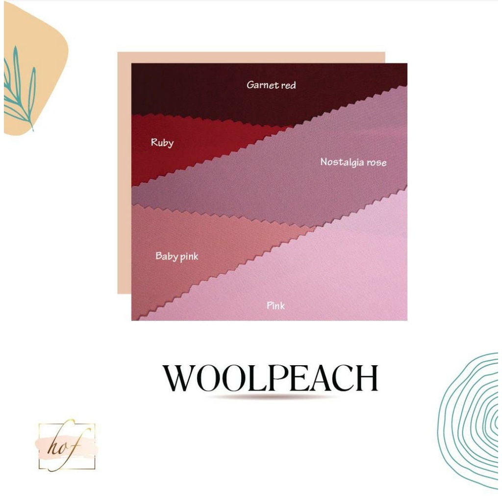 Kain woolpeach / wolfis PER YARD