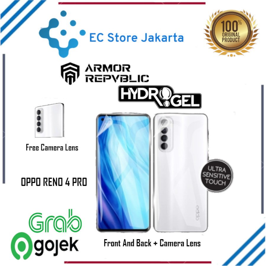 Armor Repvblic Hydrogel Screen Protector OPPO Reno 4 Pro / OPPO Reno 4