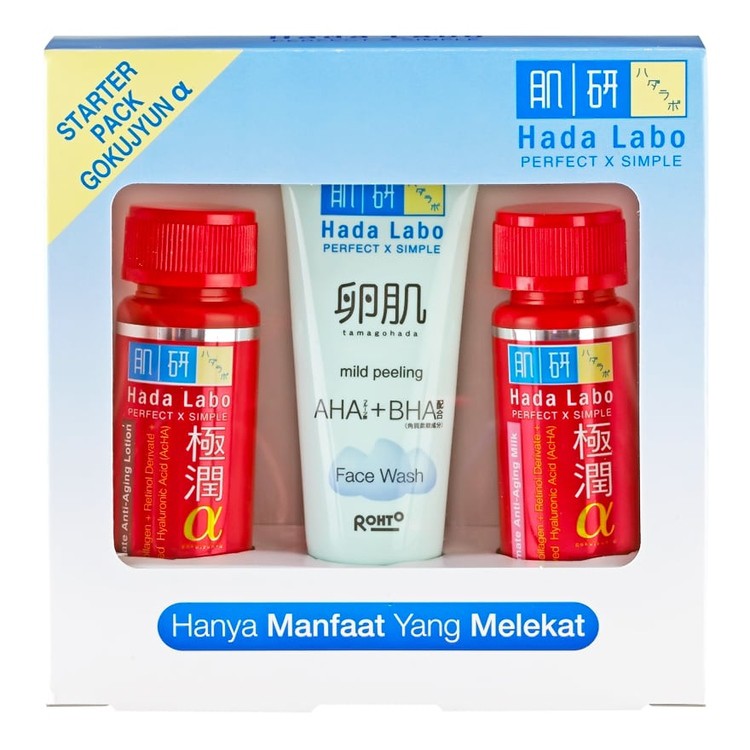 [BPOM] HADA LABO Gokujyun ALFA Starter Pack 20GR