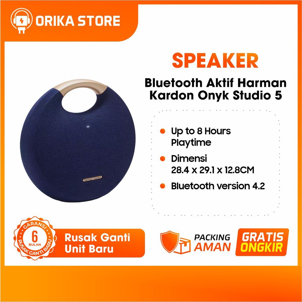 SPEAKER BLUETOOTH AKTIF HARMAN KARDON ONYX STUDIO 5 Original Garansi 6 Bulan