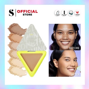 ⭐BAGUS⭐ SOMETHINC DNA Airbrush Breathable Powder Foundation | Bedak Padat