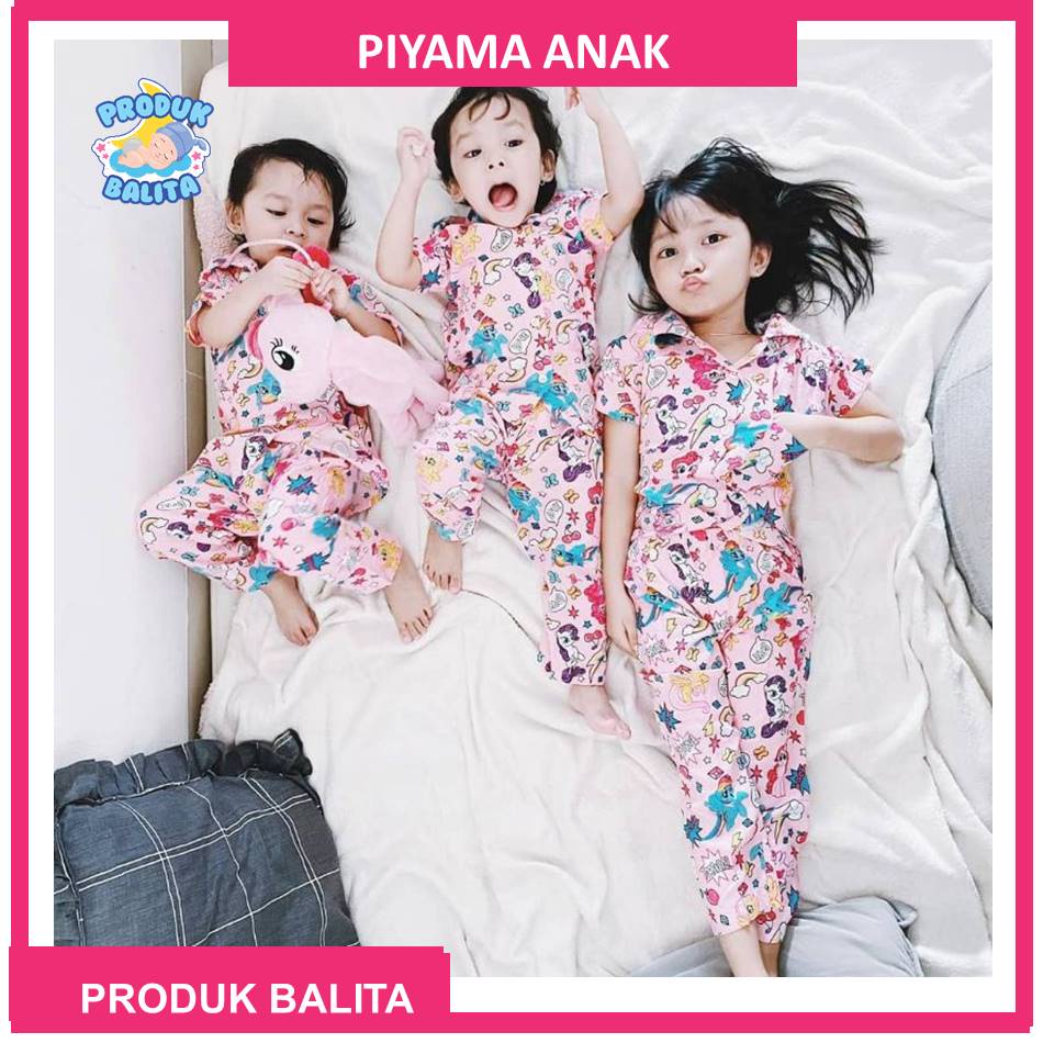 Piyama Anak Laki-laki Perempuan Murah  Set Baju Tidur Terlaris Part 2