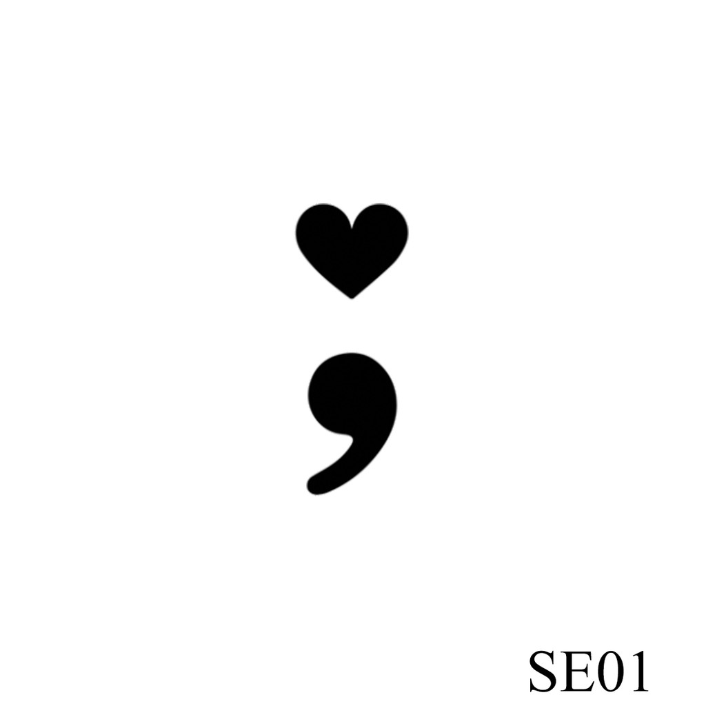 【SEMICOLON 1】Tato Temporer/Temporary Tattoo ANTI AIR STIKER