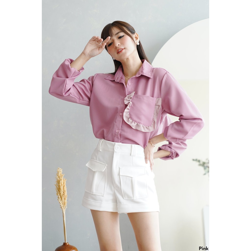 Kemeja Atasan Wanita Rossy Blouse