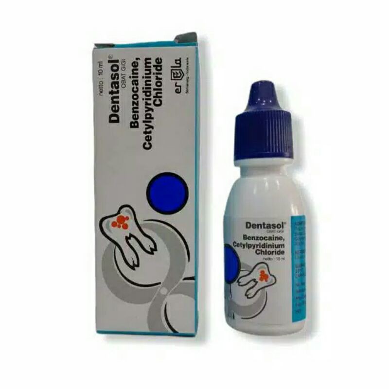 DENTASOL DROP 10ML OBAT SAKIT GIGI DAN SARIAWAN