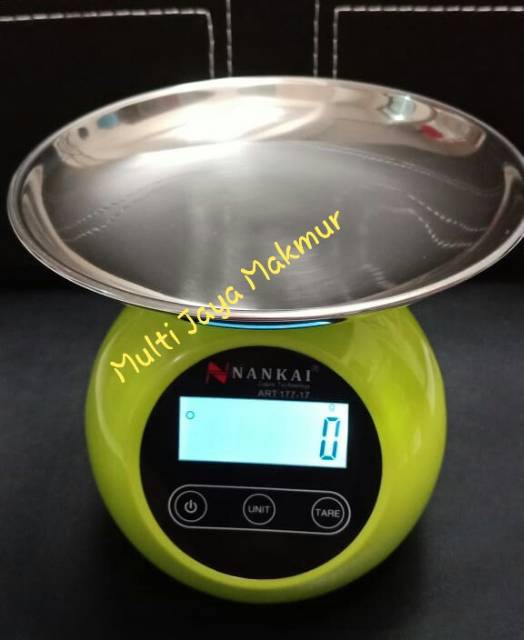 TIMBANGAN DAPUR DIGITAL /  DUDUK DIGITAL 5KG NANKAI