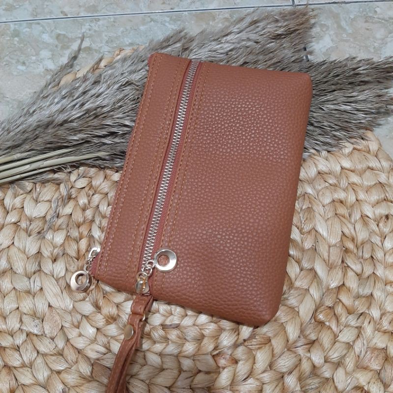 Dompet Wanita Silvi Terbaru 2021 Papirut Kulit Jeruk Premium Sintetis Imfort Kekinian Bisa COD-5