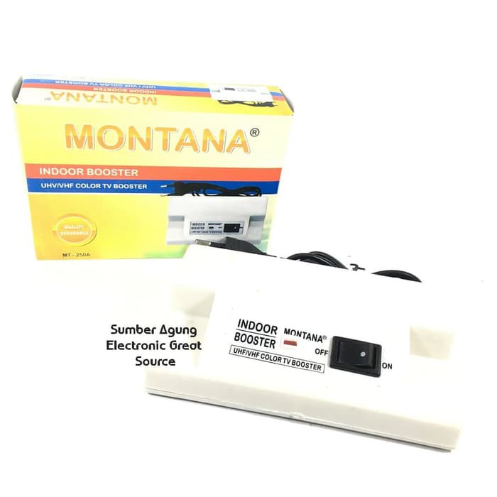 Indoor Booster Montana Booster TV Bawah Dalam Merk Montana UHF VHF