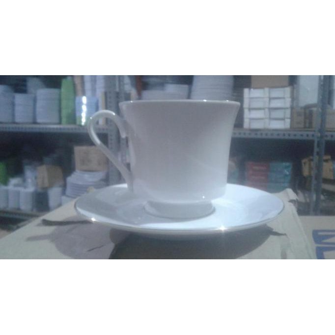 Gelas Cangkir Tatak set Teh Kopi Keramik SANGO KAKI 15501/2