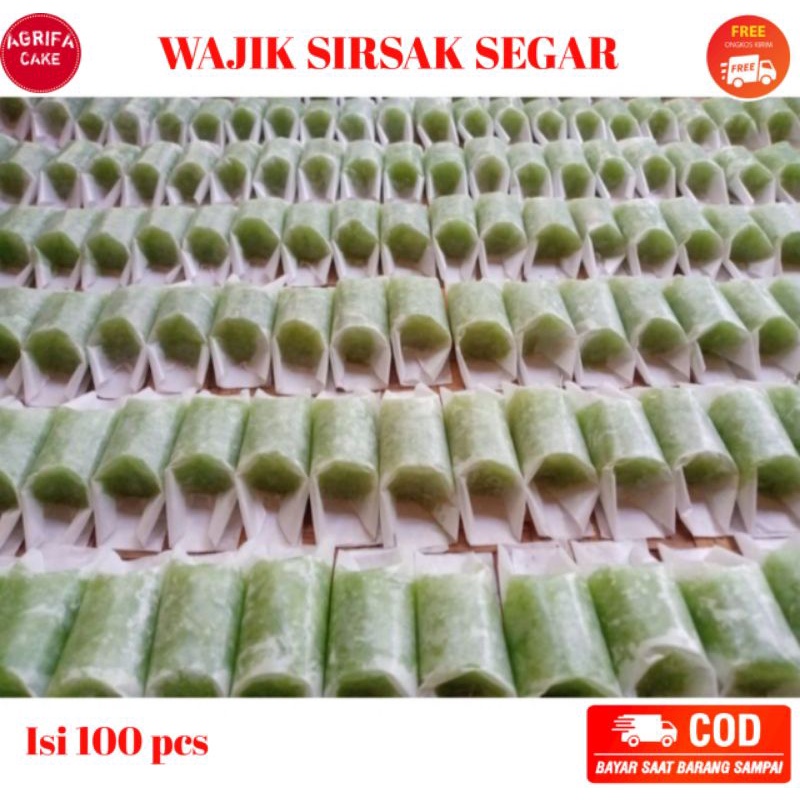 

Wajik sirsak segar cemilan santai paket 100 pcs