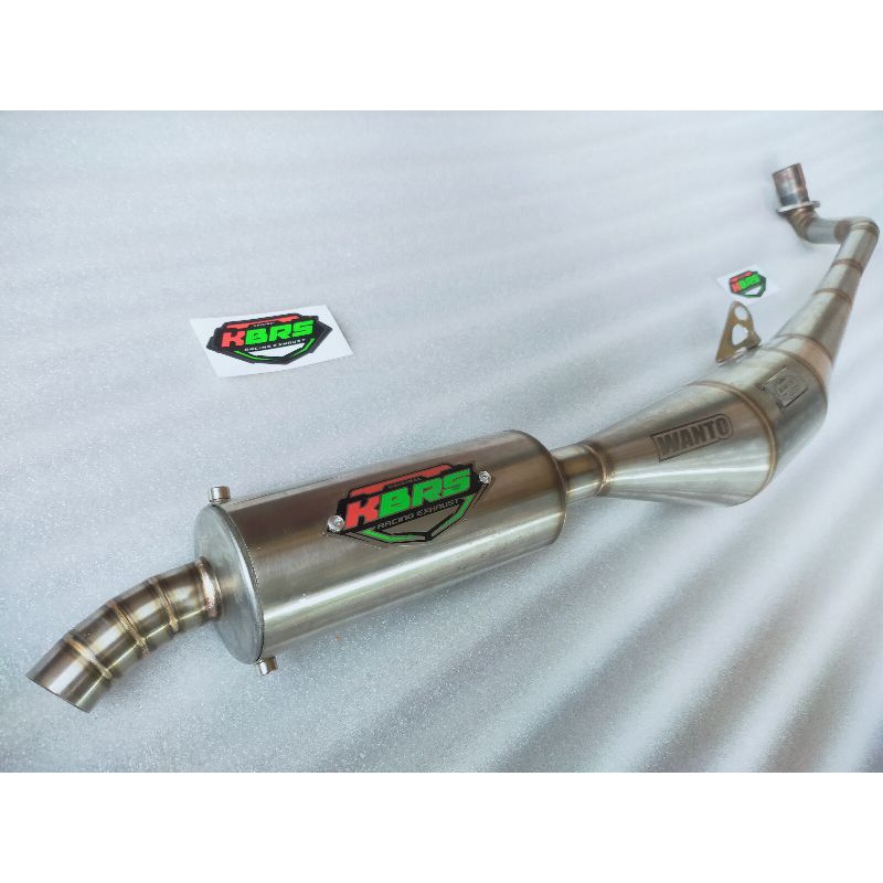 Knalpot Fizr Fiz r F1zr Force1 standar racing full stenlis by kbrs racing