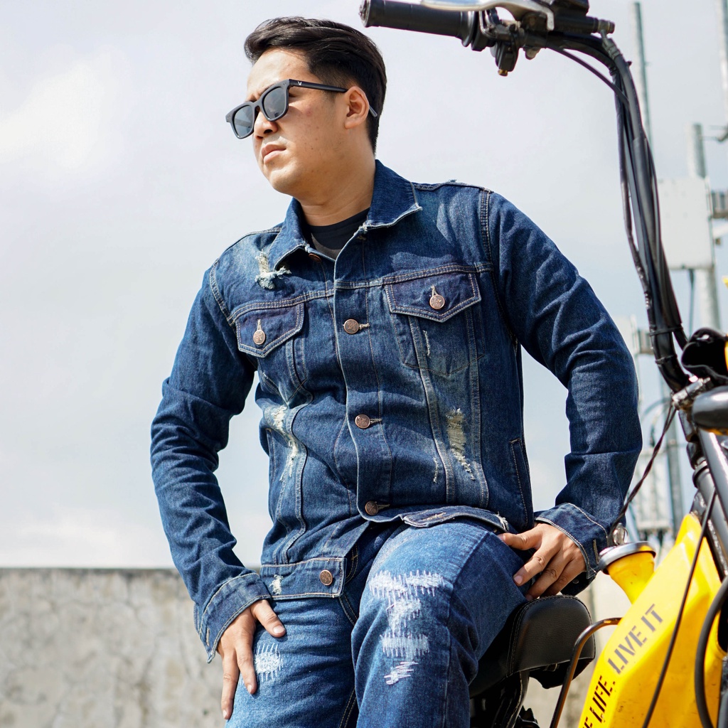 Morrissey - denim jacket casual blue