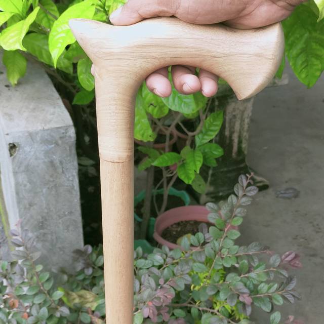 Tongkat jalan kayu BIDARA ASLI  HJ 263