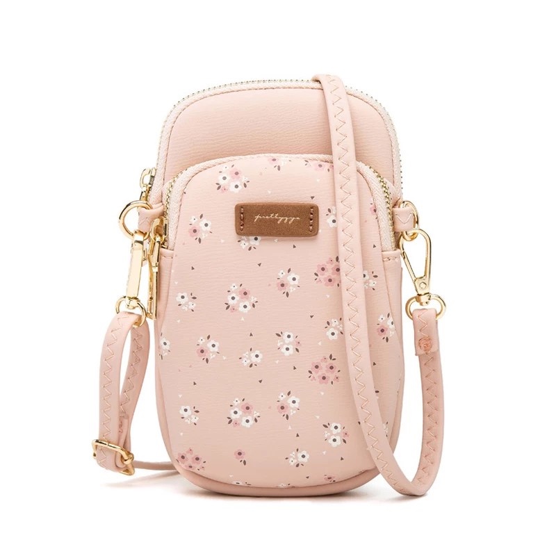 LOVI_ID SUZY - Slingbag Dompet - Tas Hp Mini - Tas Selempang Wanita-Pink