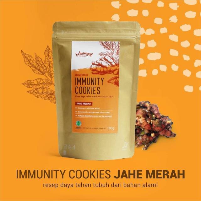 

Sehangat Immunity cookies Jahe Merah/Makanan Kesehatan Handmade/Cemilan Enak/Newsunshinestyle