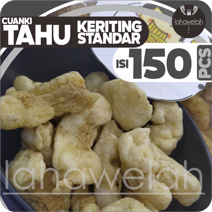 

150pcs TAHU KERITING STANDAR untuk Toping Baso Aci Seblak Indomie - BARU