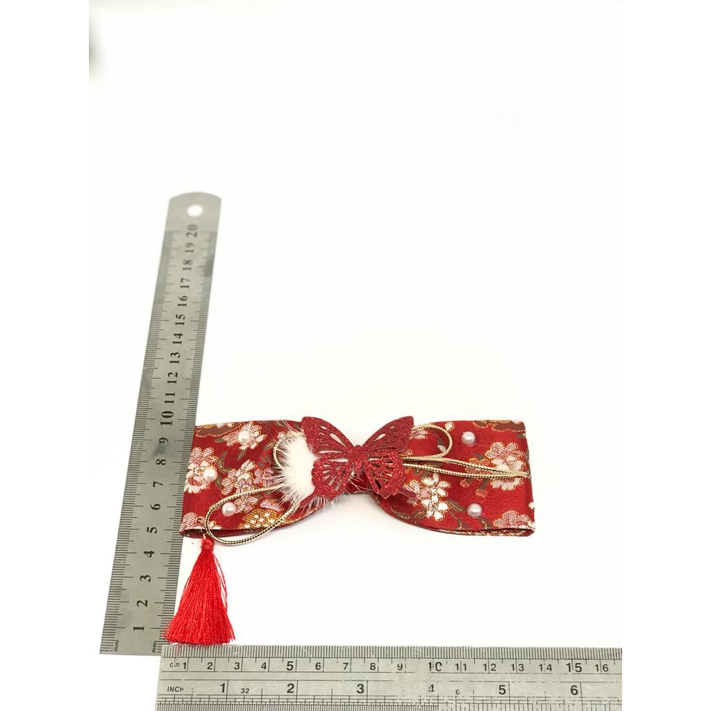 1 BUAH - 14 CM APLIKASI PITA TASEL IMLEK