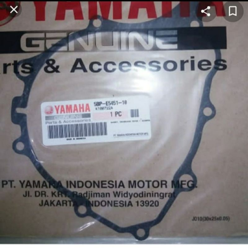 PAKING BLOK MAGNET MAGNIT SCORPIO ASLI ORI YAMAHA 5BP E5451 10