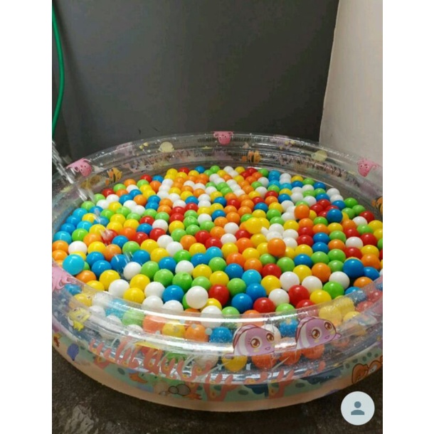Kolam Anak Mandi Bola Motif transfaran ikan Lucu Besar 152cm Bestway kolam karet mainan mandi bola k