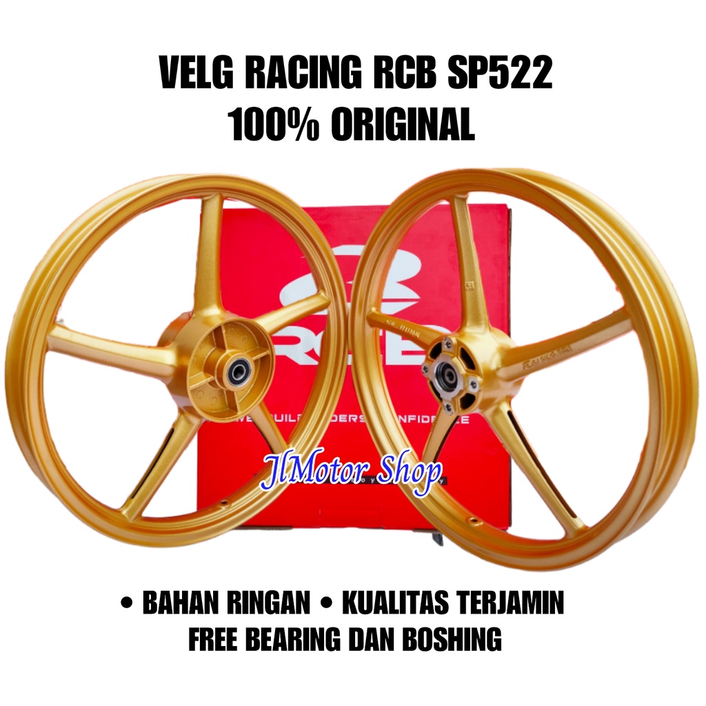 Velg Racing RCB Sp522 Jupiter Z Mx Vega R RR ZR Sonic Satria Fu 150 Jupiter MX King 150 Ninja 150 RR Palang 5 Ori