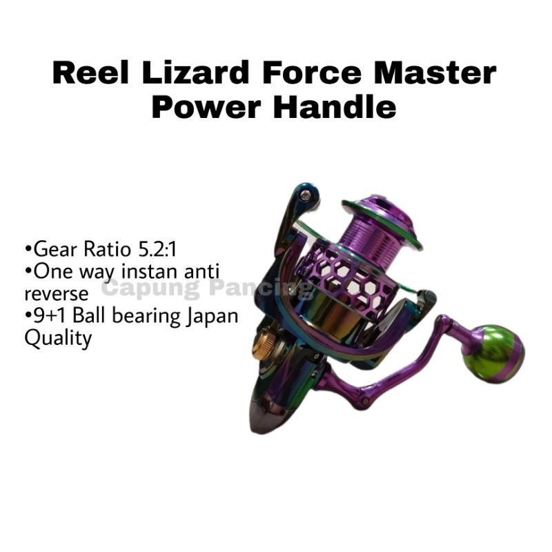 Reel Lizard Force Master 1000 2000 3000 Power Handle