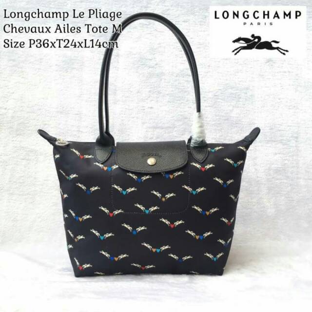 LC Le Pliage Chevaux Ailes Tote