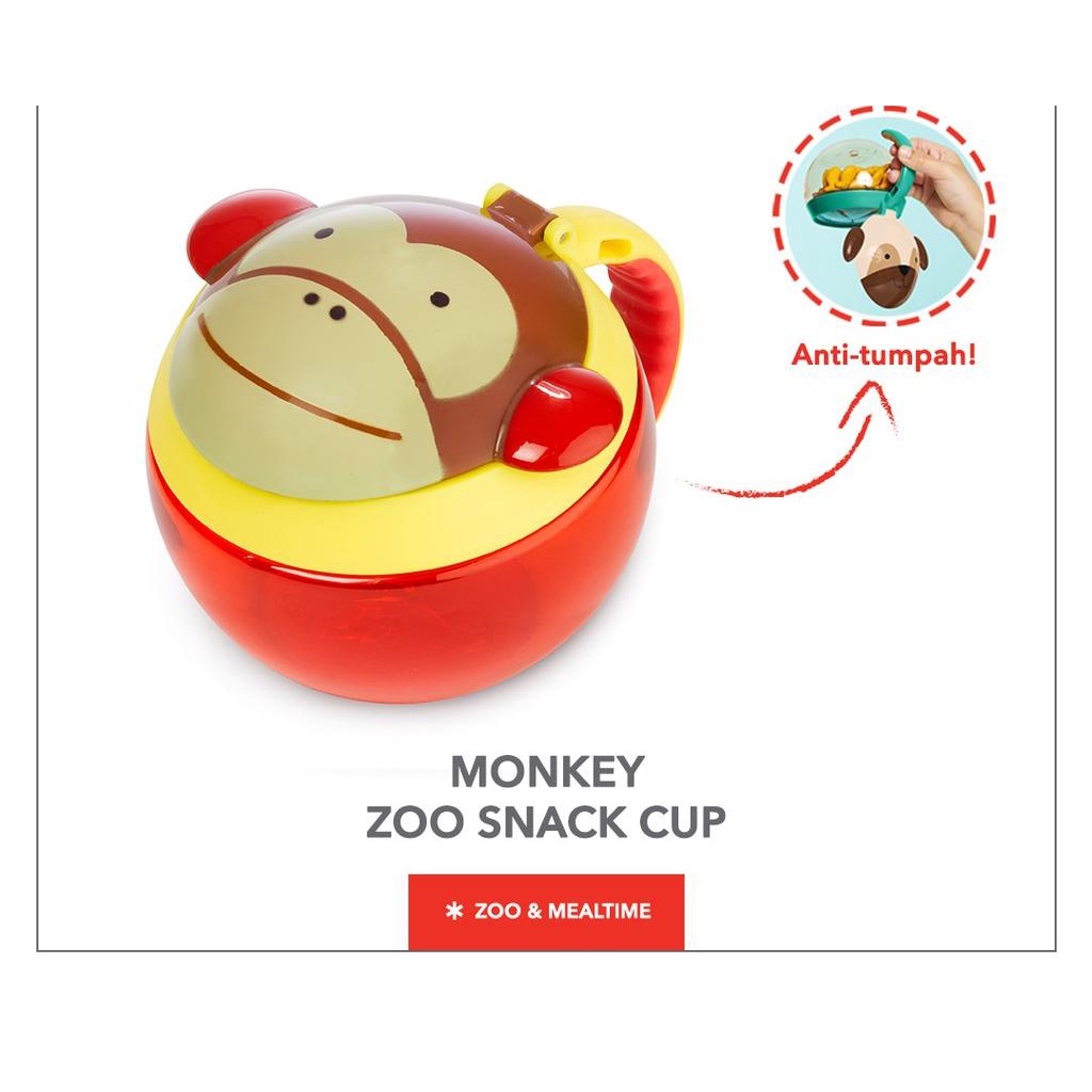 SKIP HOP Kids Zoo Snack Cup 222ml