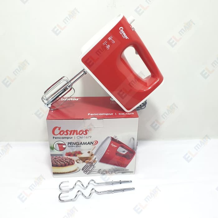 Cosmos Hand Mixer  CM 1679 - CM1679 Pengaduk Pencampur Adonan Mixer Tangan