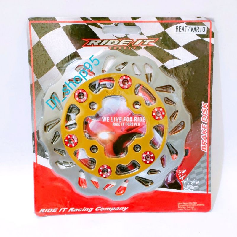 PIRINGAN CAKRAM DEPAN VARIASI BEAT VARIO SPACY SCOOPY VARIO 125 DISC ORIGINAL RIDE IT