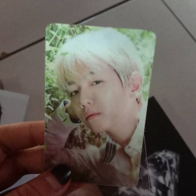 Photocard PC nature republic baekhyun , lighstick exo ver 2 , album dont mess up my tempto