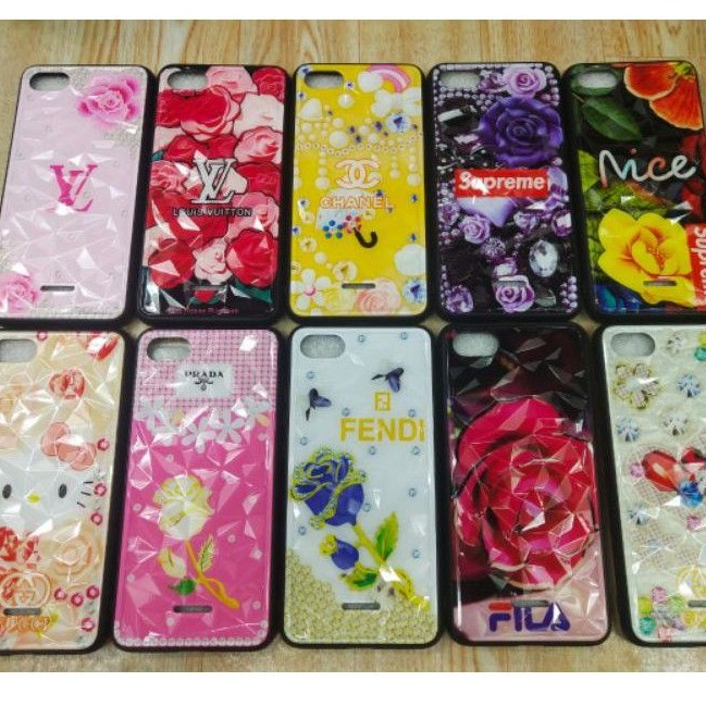 Hardcase Prisma 3D Bunga Branded SAMSUNG A7 2018/J4/J4 PLUS/J530 J5 PRO/J6/J730 J7 PRO/S10/S10 PLUS/S10 LITE