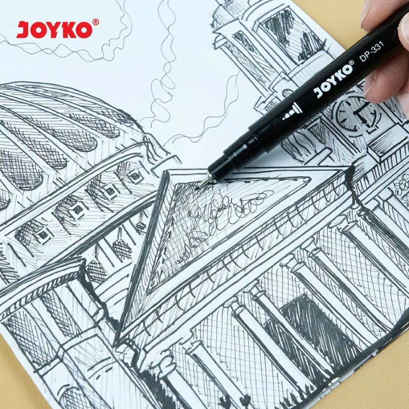 

Drawing Pen DP-331-7 Joyko Set 7 Pcs Pen Gambar