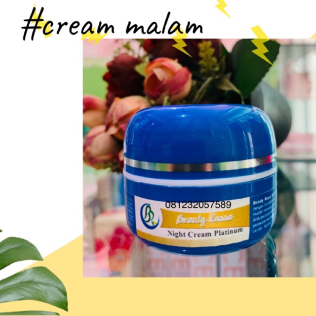 Cream malam platinum beauty rossa