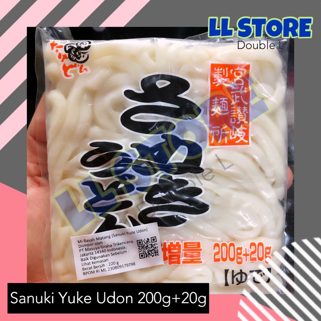 

Miyatake Sanuki Yuki Udon | Udon Basah Matang Siap Masak 200g + 20g