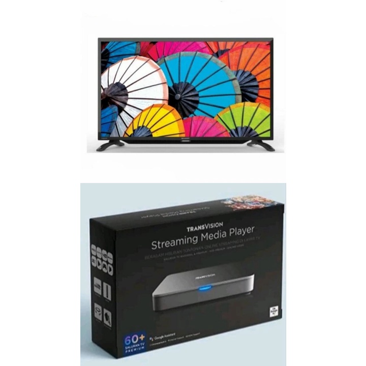 ANDROID SMART TV SHARP 32 INC (32DC1I) BUNLING+SMART BOX X-STREAM