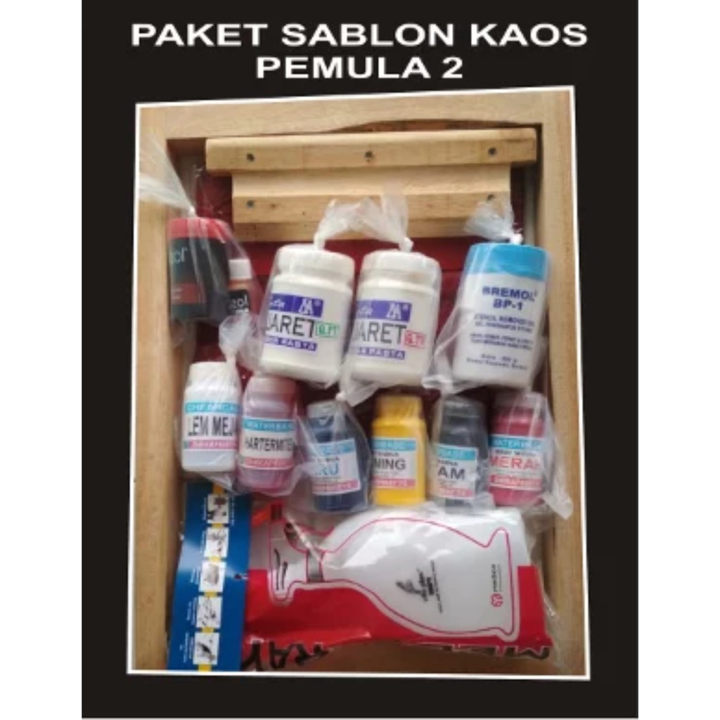 PAKET SABLON  PAKET PEMULA  2 Shopee Indonesia