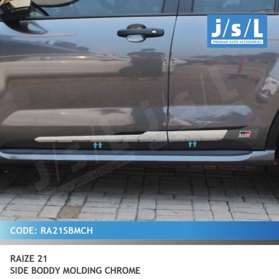 SIDE BODY MOULDING RAIZE 2021 CHROME