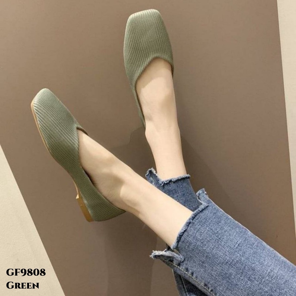 WYN SEPATU FLAT SHOES CANVAS CASUAL LADIES GF9808