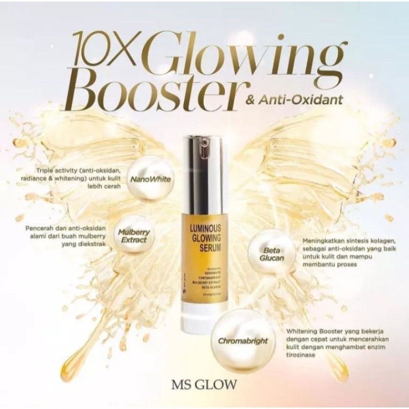 SUPER BIG SALE!! MS GLOW Luminous Glowing serum 10X Mencerahkan